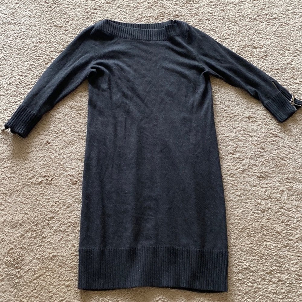 MICHAEL KORS grey sweater dress SM